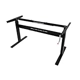 手動昇降デスク 脚のみ スタンディングデスク 上下昇降デスク 手動昇降 上下昇降 昇降デスク 高さ 調整 エルゴノミクス オフィスデスク 昇降式デスク 手動 昇降 昇降テーブル 昇降式テーブル 手動デスク 202rleg (黒)