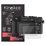 kinokoo 液晶保護フィルム Panasonic デジタルカメラ Lumix DC-LX100M2/DC-LX100 II/DMC-LX100/DC-TZ99専用 2枚セット 硬度9H 高透過率 耐指紋 気泡無し 強化ガラス 厚さ0.3mm標識クロス付き(DC-LX100M2/LX100/DC-TZ99専用)