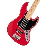 Fender フェンダー Made in Japan Hybrid II Jazz Bass® V, Maple Fingerboard, Modena Red