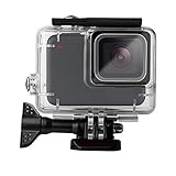 Gopro Hero 7 ブラック防水ハウジングケース 水中ダイビング用保護シェル45m ブラケット付き Go Pro Hero 6/5 & Gopro Hero 7 ブラックスポーツアクションカメラ用