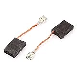 uxcell ーボンブラシ カーボン 銅 22 x 16 x 7mm 修理部品 全長 70mm 2個入り