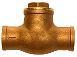 Aviditi 11522AVI Brass Swing Check Valve with Sweat End, 3/4-Inch C by Aviditi