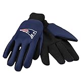 NFL New England Patriots Two Tone Utility Gloves, Black [並行輸入品]