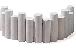 クリスマスツリー 丸太 脚隠し 目隠し 装飾 15本セット 【本物の丸太を使用！】 抗菌済み ツリー 飾り インテリア ブラウン ウッドフェンス (丸太15本セット ホワイト)