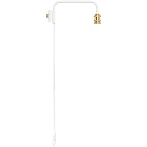 Amazon.co.jp: DRAW A LINE ランプアーム ホワイト サイズ:幅38x奥行5x