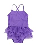 RuffleButts【ラッフルバッツ】 パープル　チュチュ　ワンピース　水着　12-18ヶ月 [並行輸入品]
