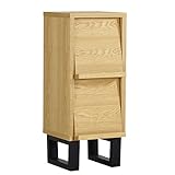 arne ディスプレイラック フラップ扉 日本製 完成品 本棚 北欧 おしゃれ 2段 glande 1×2 タモ