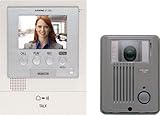 Aiphone JFS-2AED Audio/Video Intercom System with Surface-Mount Door Station for Single Door, Accept