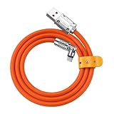 USB Cケーブル180+360度回転USBからCケーブル120W高速充電充電コード