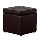 ワイエムワールド スツール ボックススツール 椅子 収納機能付きボックス  【色： ブラウン 】 00-sf3838-1