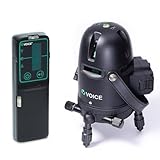 VOICE レーザー墨出し器 フルライン グリーンレーザー Model-G8 受光器セット レーザー フルライン照射モデル アプリからの遠隔操作 タッチスイッチ