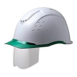 ミドリ安全 ヘルメット SC-13PCLVS RA KP付 コンドル ホワイト/グリーン