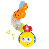 Musical Caterpillar Twist and Rattle Baby Teether Toy Worm with Lights and Sound