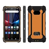 Sincoole Android バーコードスキャナー 5.5インチ Android 11 頑丈なハンドヘルド 1D/2Dスキャン 4G Bluetooth GPS Wi-Fi (イエロー)