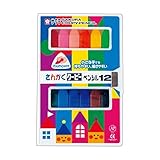 （まとめ） サクラクレパス さんかくクーピーペンシル12色（各色1本） FYL12 1パック 【×5セット】 top1-ds-2120305 [独自簡易包装]