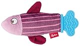 sigikid Rassel Quassel Grasp Toy with Teether (Berry) by Sigikid