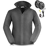 空調服 空調ウェア 令和最新版 薄い 扇風服 作業服 扇風ウェア 作業着 ファン付き 日よけ 通気良い 速乾 熱中症対策 高強度生地 釣り