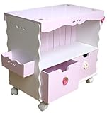 野苺木製お花のルームワゴン