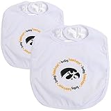 Baby Fanatic Team Color Bibs, University of Iowa, 2-Count by Baby Fanatic [並行輸入品]