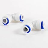 uxcell 蛇口クイックアダプター　13mm入口/出口6.5mm L型　2個