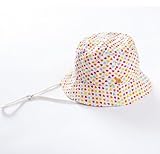 MORGEN SKY モルゲンスカイ 紫外線対策 ベビーUVcut帽子 キッズハット 綿クロッシェ 女の子帽子 (XL（頭周り：52cm）, ハート柄)