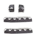 Spinas（スピナス）ベビーカー シートベルト フロント バー よだれ カバー パッド 洗い替え用つき 抱っこ紐 チャイルドシート にも 全5種（パンダ/クラウン/イチゴ/イカリ/クモ）