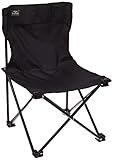 BUNDOK(バンドック) アクション チェア BD-138BK 持ち運び可能 ポリエステル・スチール ブラック 収納ケース付