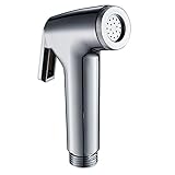 RovateトイレHand Held Bidet Shattafセット、ABSクロームおむつSprayer Shattaf Hand Sprayer for Bidet Toilet