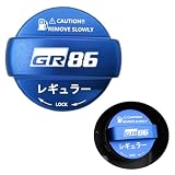MiJuduo Alphard アルファード 20系 30系 40系専用 フューエルキャップカバー 給油口キャップ アルミ製（ブルー） [並行輸入品]