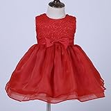 （イーエフイー）EFE　ベビーフォーマル　洋装フォーマル 　女児ドレス　ベビー　フォーマルドレス　ガールズドレス　出産祝い　誕生日　プレゼント　ギフト　写真撮影 レッド 18M