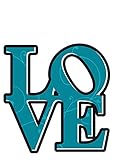 Brewster Komar FS17039 Peel & Stick Love European Wall Decals [並行輸入品]