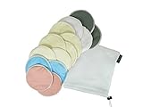 Go Active Lifestyle Organic Bamboo Nursing Pads With Laundry Bag - Ultra Soft, Reusable, Hypoallerge