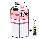 CASESOPHY 3D Cartoon Apeach Case for Apple iPhone 7 Plus 7+ Large Size 5.5 Soft Silicone Milk Bottle