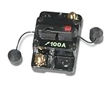 WirthCo 31202 Battery Doctor 100 Amp Manual and Switchable Reset Circuit Breaker with Terminal Cover