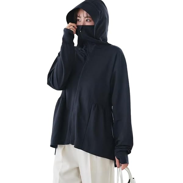Amazon.co.jp: [Mukii] UVカットパーカー 遮光率99.9％ ミューキー