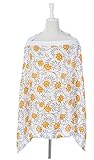 【TIC-TEC】授乳ケープ　大きめサイズ　検査済み上質コットン100％　安心の360°調節ヒモ　多機能　スリム収納袋　ワイヤー入り　プレゼントにも大人気 (3)