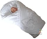 BlueberryShop Satin Swaddle Wrap Blanket Duvet for Newborn Baby 100% Cotton 0-3m ( 0-3m ) ( 78 x 78 