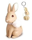 漫画クリエイティブビニールPVC人形Money Saving Bank貯金箱 rabbit ブラウン DWCQG-R-N