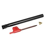 KKmoon 11IR AG60 カーバイドインサート+ SNR0010K11 インサートホルダー+ T8レンチ CNC用 内旋切り ボーリング 旋削工具 セット 収納ボックス付き
