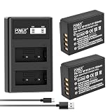 Power-connoisseurリチウムイオン充電池NP-W126 Fujiflim X-S10交換バッテリー（2個入り）+器セット 【7.2V 1800mAh】X100F/100V/A1/A2/A3/A5/A10/E2S/Pro1/Pro2/T1/T2/T3/T10/T20/T30/T100/T200 交換用の電池 互換対応機種カメラ用バッテリー