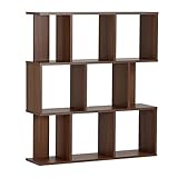 arne ディスプレイラック 木製 完成品 棚 3段 日本製 alto W-3 ブラウン