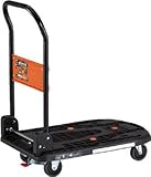 [N-4548311]ＴＲＵＳＣＯ　カルティオ　折畳　７８０Ｘ４９０　黒　ストッパー付 MPK720BKSS