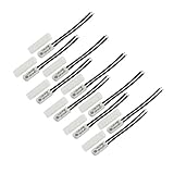 スイッチ，SODIAL(R)TLRS-9700 40摂氏　バイメタルサーモスタット温度制御スイッチ　N.Cｘ10