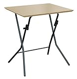 スタンドタッチテーブル サイズ:W63.5×D49.5×H70cm ナチュラル/ブラック