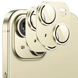 「Actfrain」2枚セットiPhone 15/15 Plus用 カメラ保護フィルム 【アルミ合金+9H強化ガラス】レンズ全面保護 耐衝撃/擦り傷防止/露出オーバー防止 高透過率 曇りなし 強粘着設計 黒縁デザイン ブルー