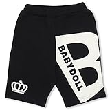 BABYDOLL（ベビードール） BIGロゴハーフパンツ(トップス別売り) ベビー キッズ 150cm ブラック
