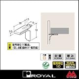 e-kanamono ロイヤル ステンスリム柱用ダボ SUS-GPY-B 20mm ステンレスヘアライン ※10個セット販売商品です