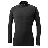 ハイネックシャツ 2908 ブラック 3L