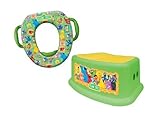 Sesame Street Potty and Step Stool Combo Set, Framed Friends [並行輸入品]