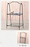 CAMINO マルチラック 折りたたみ/2段/アンティーク調/おしゃれ/シェルフ/アイアン/ガーデニング雑貨 po-62817